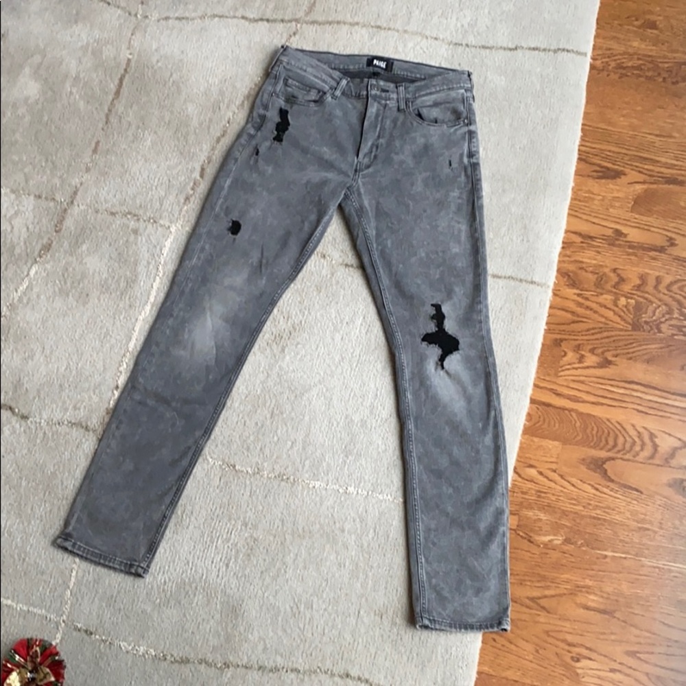 Paige Lennox Jeans Ripped Style